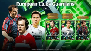 Giocatori iconici di club europei in eFootball 2026.