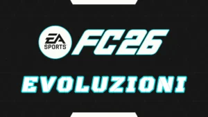 Logo EA Sports FC 26 con testo Evoluzioni.